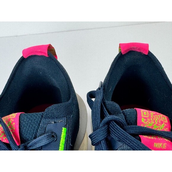 Nike Interact Run Womens Running Shoes 10.5 Blue Pink Green Lightweight Sneakers - Picture 8 of 13